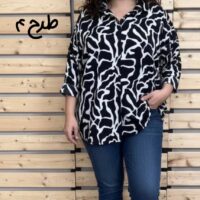 شومیز ساتن طرحدار 6429