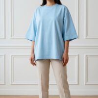 تیشرت باکسی ساده کد 1057